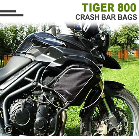 Sac étanche pour Triumph Tiger 800, compatible avec le cadre de moto Givi et le pare-chocs.