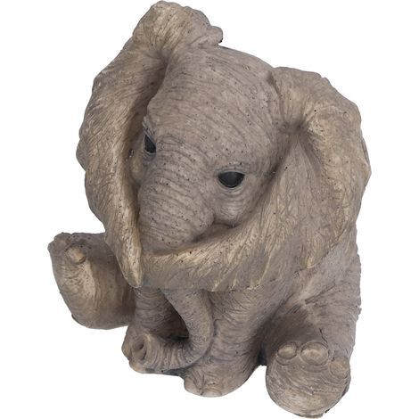 Trois éléphants différents : à voir, à écouter et à utiliser. Objets de décoration en résine, ornements pour la maison, articles pour le salon et la chambre, adorables petites figurines d'éléphants av (1/5)
