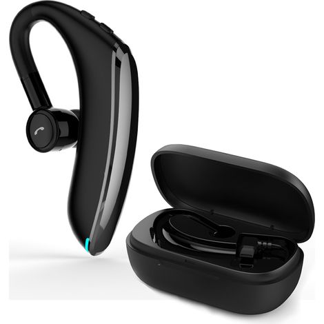 Casque Bluetooth, oreillette Bluetooth, écouteurs sans fil mains libres pour la conduite/le travail/le bureau, pour téléphones portables iOS/Android (1/5)