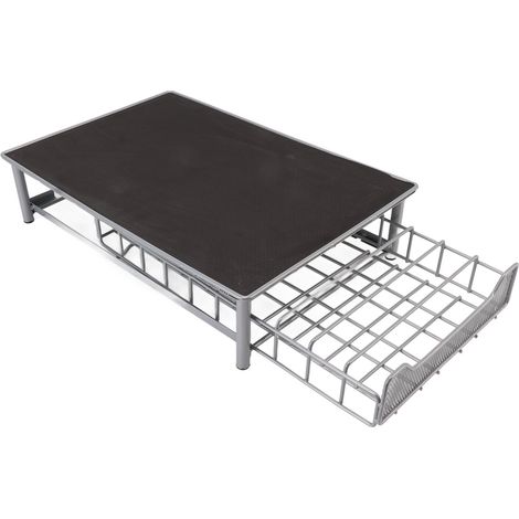 Boîte de rangement pour capsules de café, capacité de 60 capsules, grise (1/5)