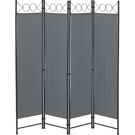 Frangivista 4 ante 171 x 160 cm grigio scuro 030008062