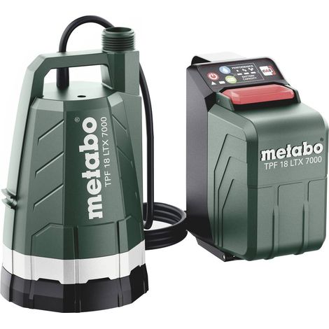 Metabo Pompa sommersa a batteria TPF 18 LTX 7000 senza batteria né caricabatterie (1/5)