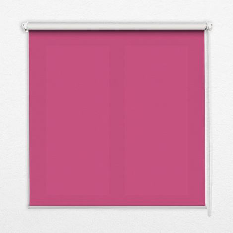 Innenrollo Fensterrollo - Rollo ohne Bohren - Sichtschutzrollo - Lichtdurchlässiges Rollo - Rechteckiges - Rollo - (70 cm x 140 cm) - Rosa (1/5)