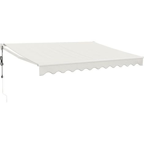 Maison Exclusive - Tenda Sole Automatica Retrattile Crema 3,5x2,5 m