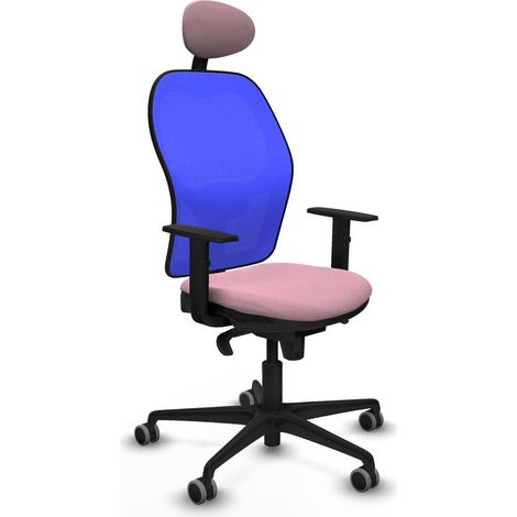 piqueras-y-crespo Jorquera silla de oficina rosa confortable (1/3)