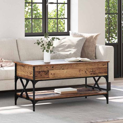Couchtisch Altholz 100 x 50 x 50 cm Holzwerkstoff