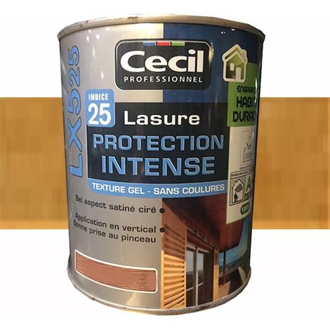 Lasure LX525 Protection Intense CECIL Bois flotté 1 L