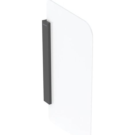 GEBERIT 115205TD1 Cloison de séparation pour urinoir, support : noir mat (1/4)