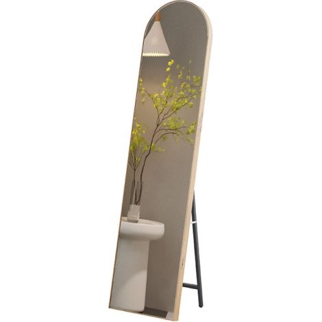 Specchio ROSALIA – 40x160 cm – Rovere invecchiato – Finitura in legno – Design rustico e raffinato