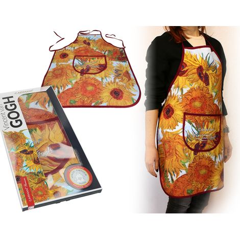 Delantal de cocina para mujer VAN gogh girasoles carmani PARA REGALO (1/3)