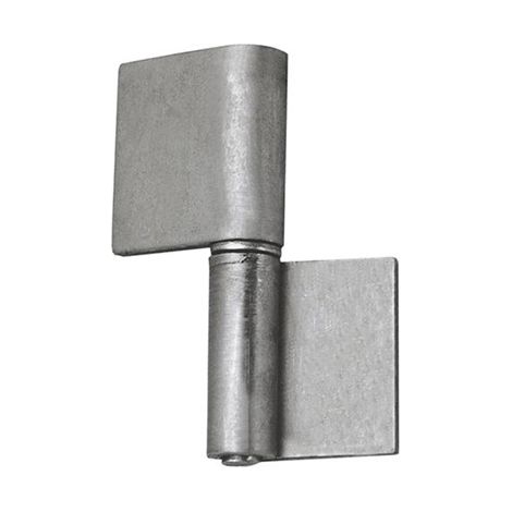 Schachtel mit 20 geschweißten Scharnieren mit breiten Flügeln 80 x 58 x 3 mm Nr. 4 1442 amig (1/2)