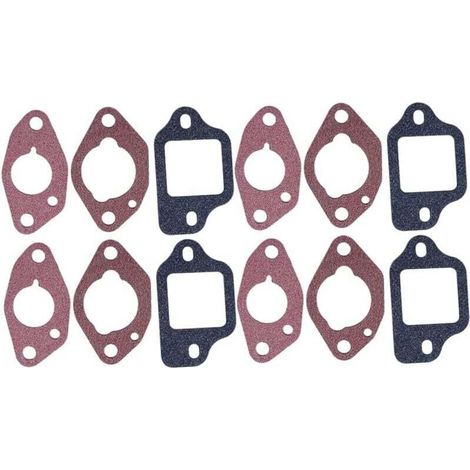 Kit de diaphragme à gazon du joint de carburateur compatible avec Honda GCV160 GCV135 GCV190 GSV190 12pcs (1/4)