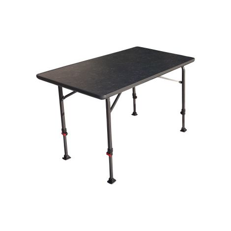 Table de camping aluminium 6 personnes – Pieds réglables 57/76 cm – Dimensions 116 x 71 cm – Léger 6,7 kg pour terrains irréguliers – Soplair (1/2)