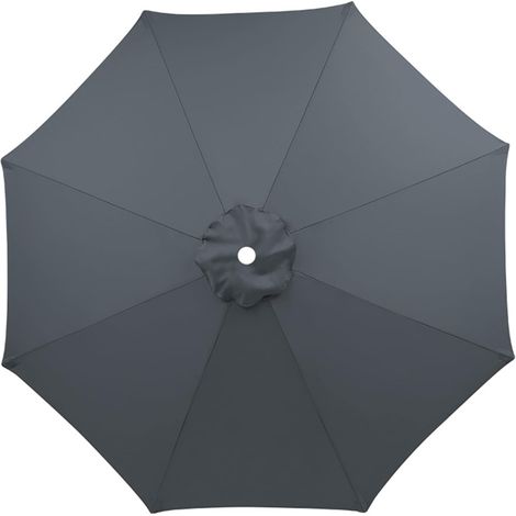Replacement Canopy Cover, 3 m Replacement Umbrella Top for 6/8 Arms, Replacement Canopy for Patio Umbrella, Suitable for Yard Garden (1/5)