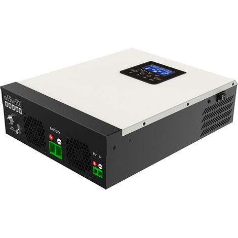 Solar-Wechselrichter MPPT, reiner Sinuswellen-Inselwechselrichter für netzunabhängige Solaranlagen, 2400 W, 230 V AC, für Zuhause und Büro (1/5)