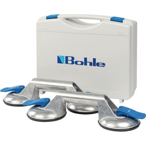 Set Ventouse 60kg Tête-D.120mm 3 Têtes Alu.2 St./Set VERIBOR