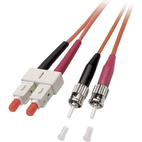 Câble de raccordement fibre optique EFB Elektronik O6363.1 [1x ST mâle - 1x SC mâle] 62,5-125 Âµ Multimode OM1 1 m