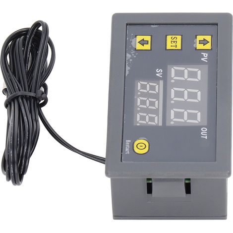 Temperaturregelungsmodul mit LED-Digitalanzeige, ABS-Gehäuse, Mini-Thermostat 110–220 V für Kühlschrank (1/5)