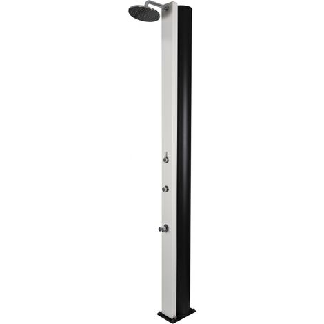 Douche de piscine solaire PULSATE 40L avec rince pieds-Blanc-Blanc-17.5 -- (1/5)