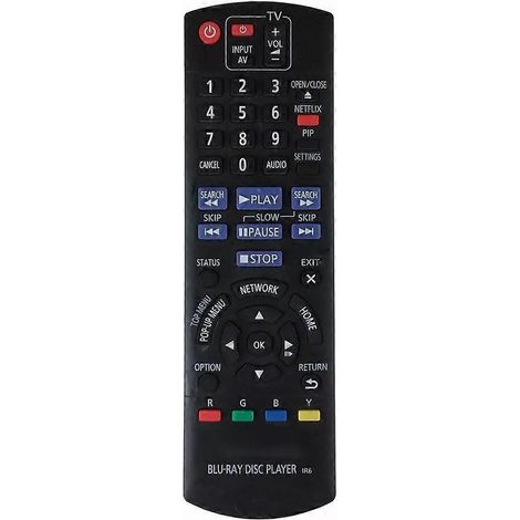 Nouvelle télécommande n2qayb000734 pour lecteur Blu-ray Panasonic IR6 (référence DMP-BD77) (1/2)