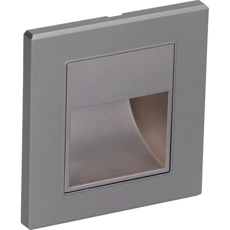 Éclairage d'escalier LED encastré, pour escaliers et couloirs, lumière blanc chaud, 85–220 V (1/5)