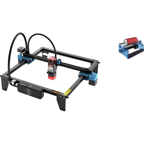 Graveur Laser, Zone de Gravure de 600x600mm, Fonctionnement à Grande Vitesse, TTS-10 Pro Ensemble 1, Zone de travail 30x30cm, Prise EU (1/2)