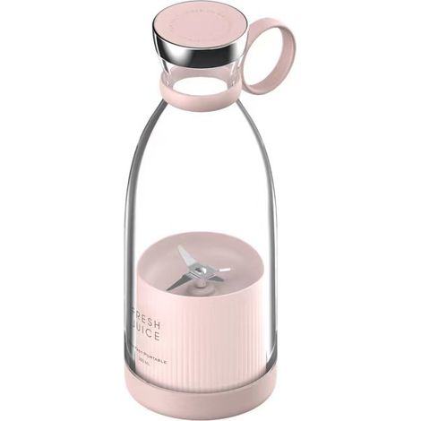 Mixeur-extracteur de jus électrique portable USB Mini mixeur à fruits Extracteur de jus pour smoothies Multifonctionnel (Une seule cuillère) (1/4)