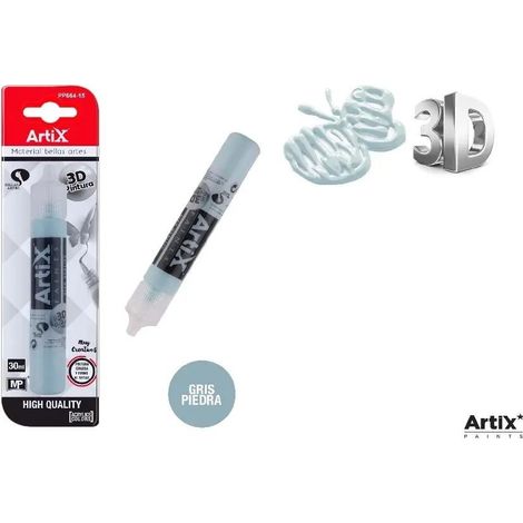 Pittura strutturale 3D grigio-blu 30 ml