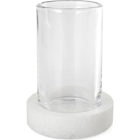 Taza de ba帽o Q-BATH PREMIUM DECOR 1530 m谩rmol blanco + cristal (1/3)
