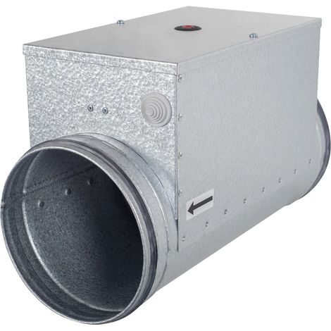 Helios EHR-R 1,2/200 batteria di riscaldamento elettrica 1,2 KW 230V, DN 200, 09436