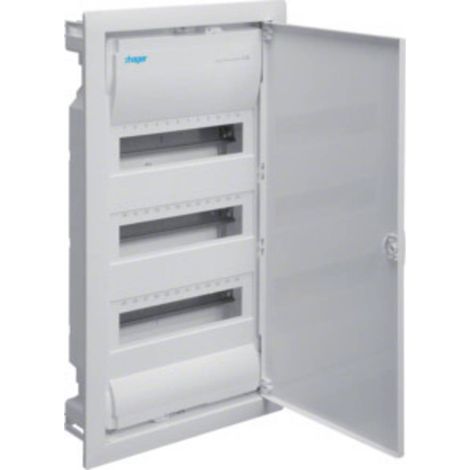 Hager VU36NC Armadio di distribuzione Da incasso Numero divisori = 36 Numero di righe = 3 Contenuto 1 pz.