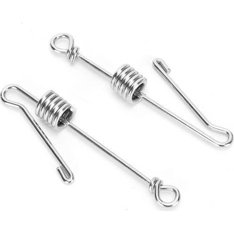 2PCS Cadre de support pour perroquets en acier inoxydable Anneau de pied Boucle de jambe d'ouverture anti-chute (L) (1/5)