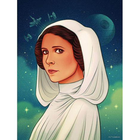 Poster d'Art - Star Wars - Princess of Alderaan - 30 x 40 cm (1/3)