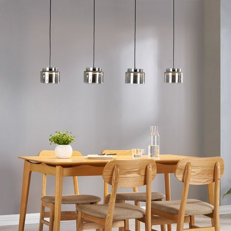 [NEUWERTIG] Lucande Diano Hängeleuchte Rauchgrau Vierflammig Deckenlampe Deckenleuchte Lampe B-Ware