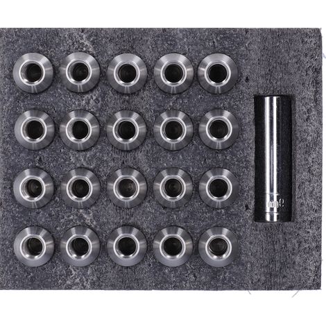 Écrou de roue 1/2-20, clé à douille, acier inoxydable 304 traité thermiquement, haute résistance, universel (1/5)