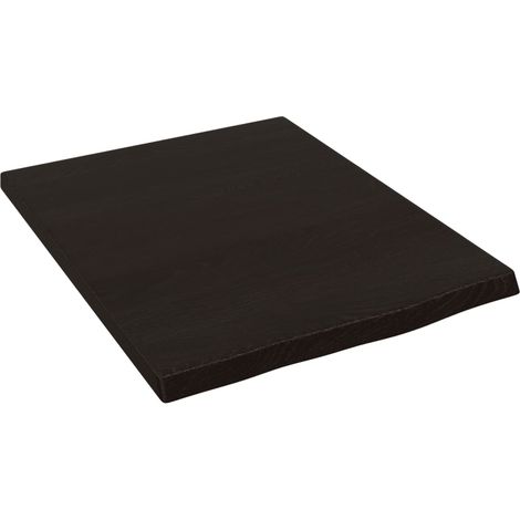 Maison Exclusive - Waschtischplatte Dunkelbraun 40x50x2 cm Massiv