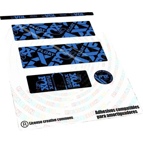 Pegatinas, vinilo de alta calidad, diseños personalizados, azul 084 (1/2)