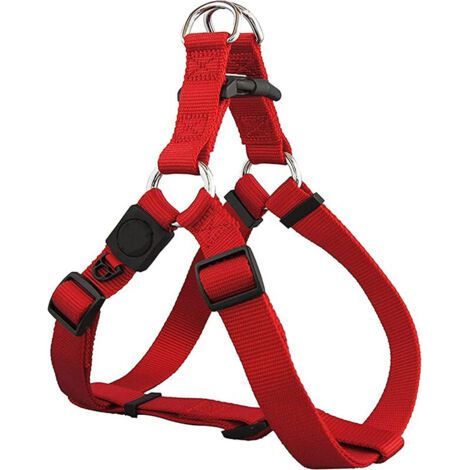 Red M, Step-in Nylon Dog Harness, Adjustable Many Colors & Sizes for Small, Medium Large & Large Puppy Cat Chest Harness (1/5)