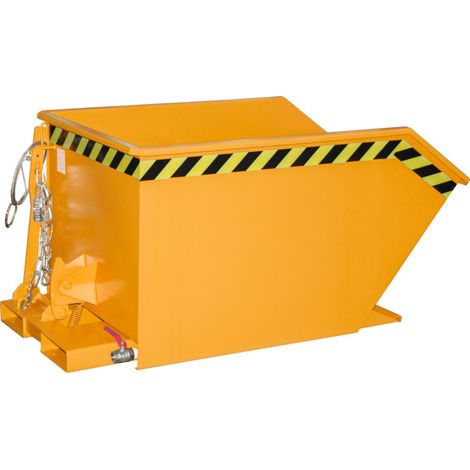 Bauer Südlohn Bac à copeaux SGU 50, peint, orange jaune (1/3)