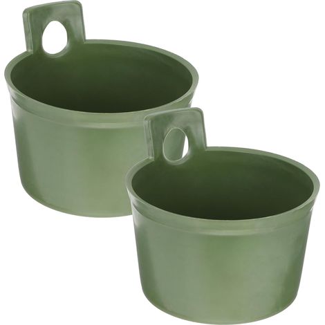 Louche de Jardin Plastique Épaisse 2 Pièces, Cuillères à Arroser Multifonction, Ustensiles de Jardinage Ergonomiques pour Arrosage Extérieur et Potager (1/5)