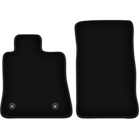 Alfombrillas de terciopelo negro BASIC para Chevrolet Camaro VI Coupé (2015-2020) (1/5)