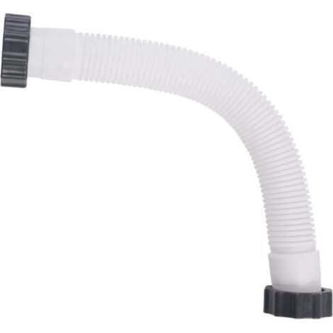 Tuyau flexible de rechange pour filtre de piscine, tuyau de pompe de piscine, tuyau d'aspiration，blanc，40.6cm (1/5)