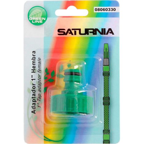 Adaptateur de tuyau en plastique 1" femelle Blister (1/2)