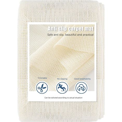 Sous-Tapis antidérapant en PVC, Filet de Tapis antidérapant 200 x 300 cm, Tapis découpable pour la palette, l'étagère, les tiroirs, le matelas, le canapé (1/5)