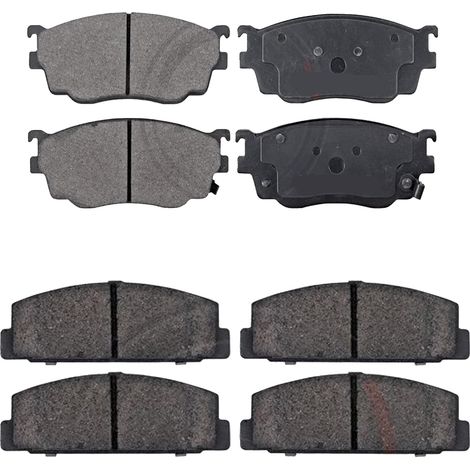 KIT PASTIGLIE FRENO ANTERIORI E POSTERIORI compatibile con MERCEDES-BENZ CLA COUPE' (C117) / PASTIGLIE FRENANTI AUTO OEM P 50 093X  P 50 094,P 50 091X  P 50 091 / SOSTITUZIONE DIRETTA / BASSA POLVERE 
