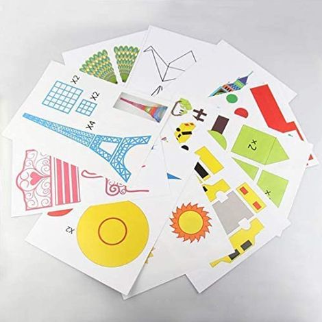 stylos 3D Modèles, moule de papier stylo 3D pour stylo d'impression 3D, 20 conceptions différentes, pour mieux créer de belles œuvres (1/5)