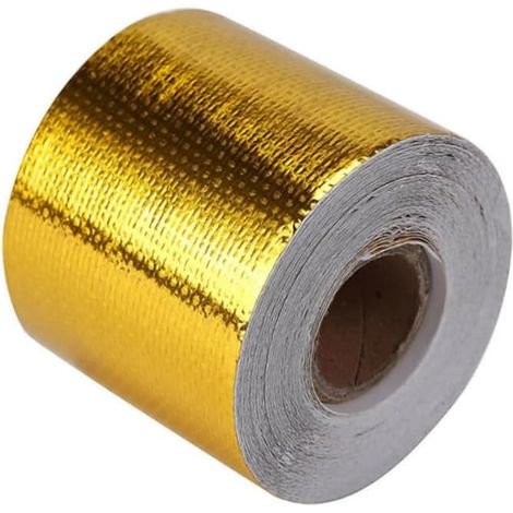 Ruban isolant thermique automobile 50 mm x 0,2 10 m, couleur or, pour (1/5)
