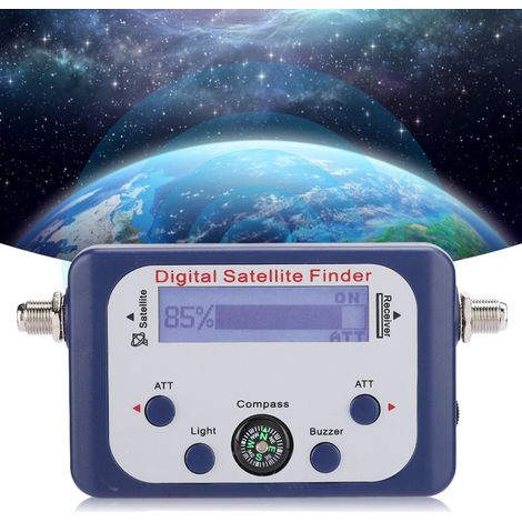 Tragbarer digitaler Satellitensignaldetektor 950-2150 MHz mit LCD-Bildschirm