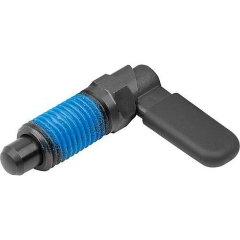 KIPP Sperrriegel M16 Ø8 mm Form CP Kappe Stahl brüniert ohne Mutter (1/3)