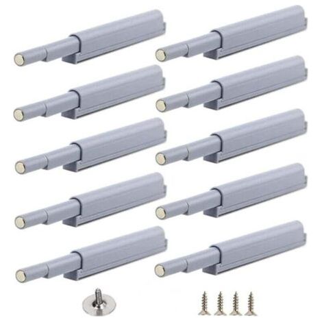 Pair Magnetische Push-to-Open-Verschlüsse magnetische Push-Open-Verschlüsse öffnen und schließen die Tür mit einem einfachen Druck (10 Stück)
